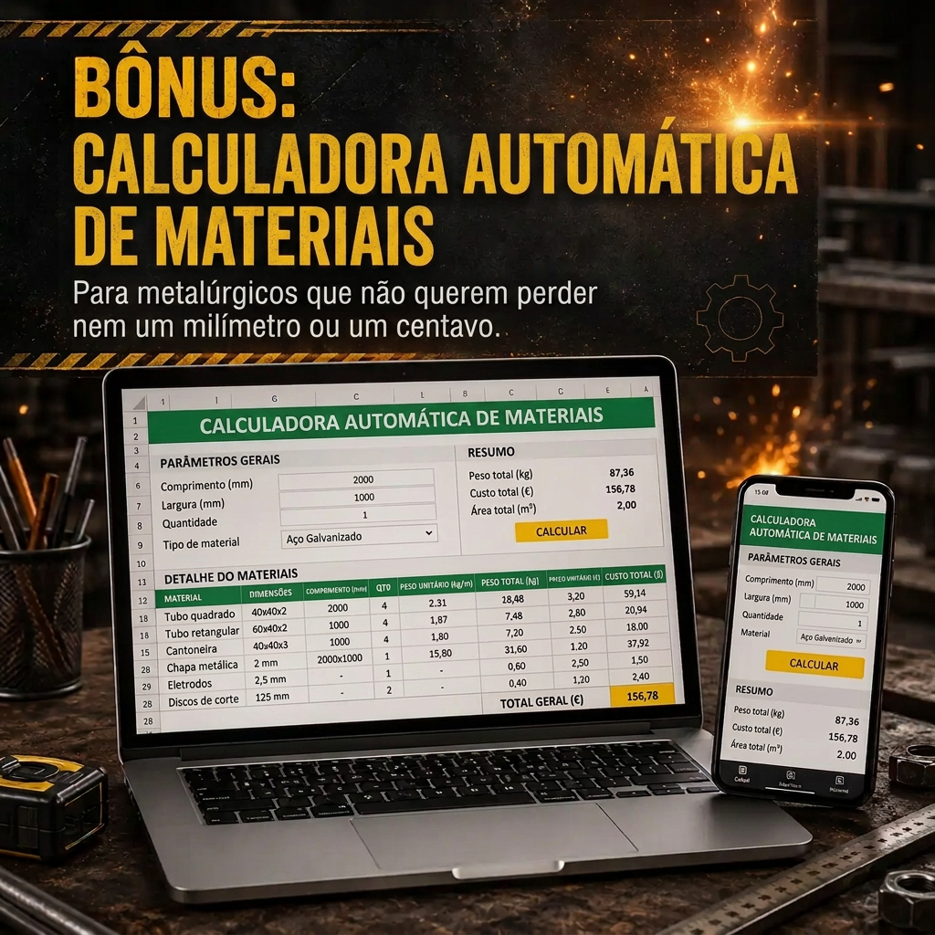 Calculadora automática de materiais